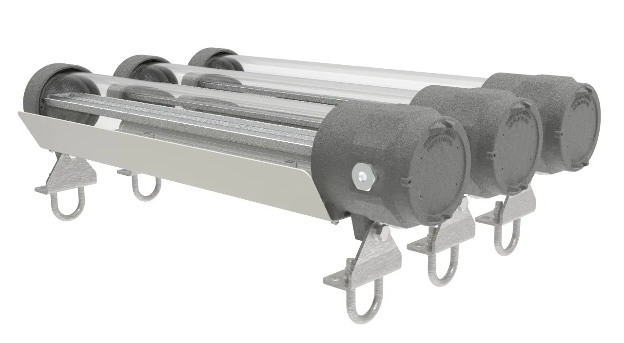 Three tubes on one bracket