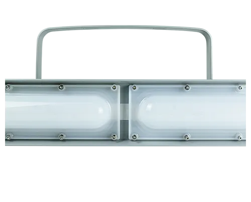 Two-module housing with bracket