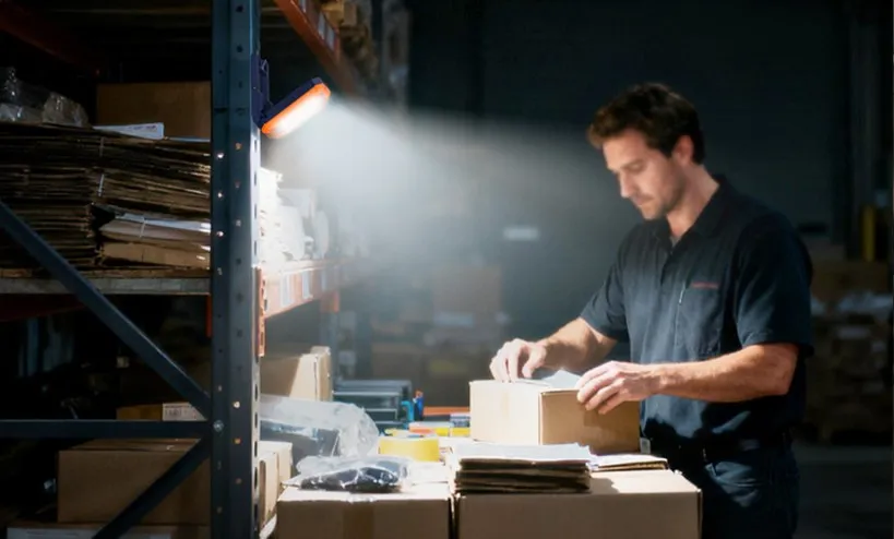 FLS-2 on warehouse racking