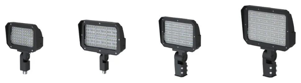 The four sizes, 30 W to 200 W