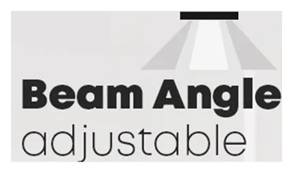 Beam angle adjustable