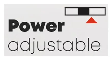 Power adjustable at the fixture