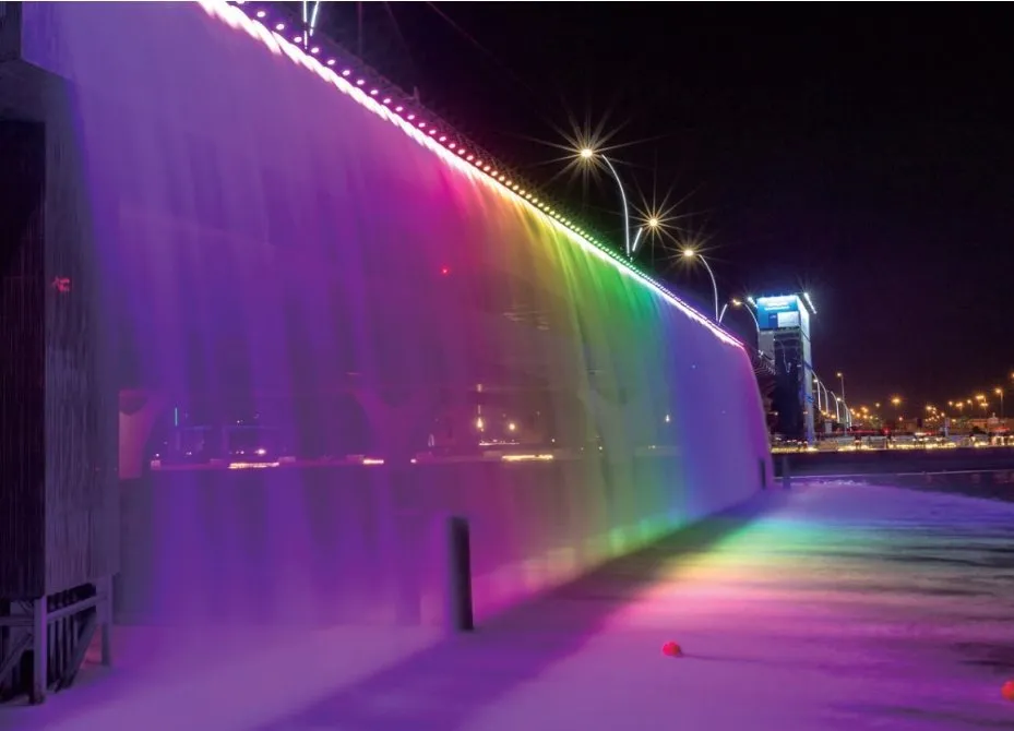 Application example: water curtain