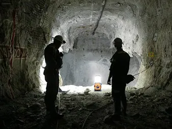 PSL-S200 in an underground drift