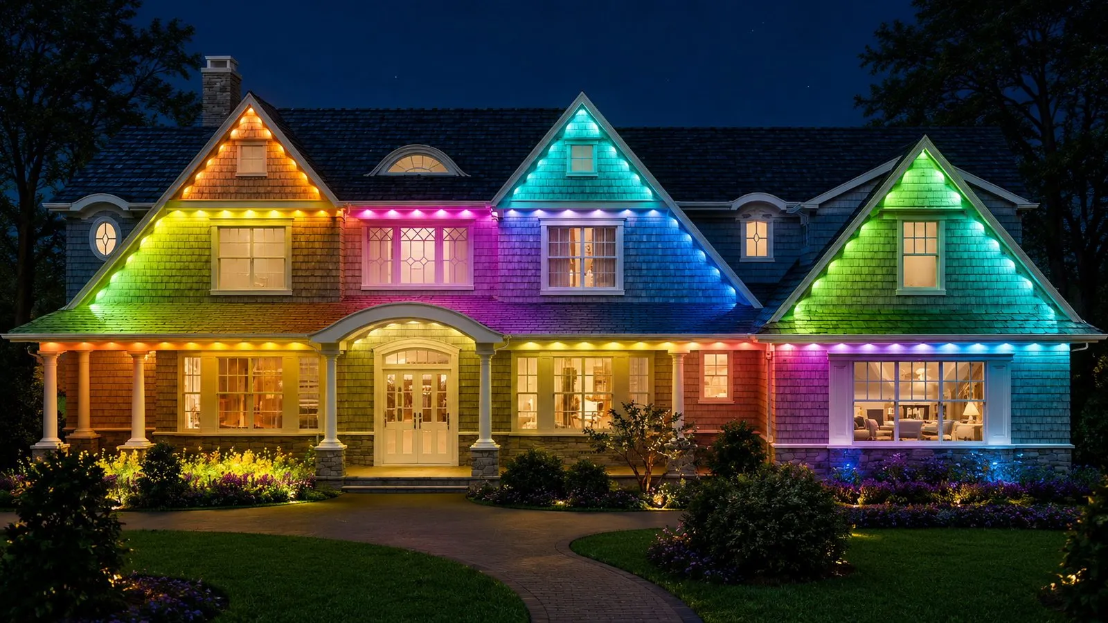 Application example: rooflines in colour
