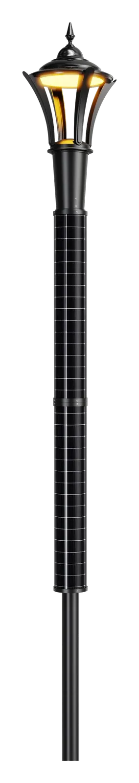 Solar-tube pole mounting