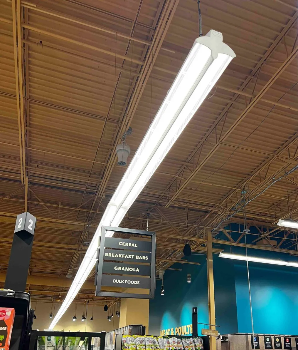 Trunking runs in a grocery store (application example)